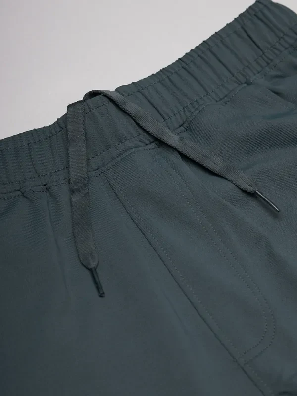 Men Solid Relax Fit Trackpants with ELASTO PLUS - Image 9