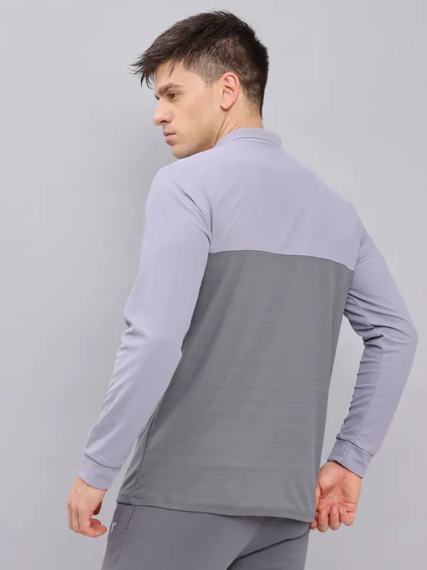 Men Colorblock Slim Fit Polo T-shirt with MATPIQ - Image 4