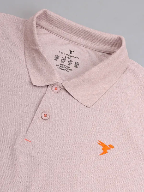 Men Solid Slim Fit Polo T-shirt with MATPIQ - Image 7