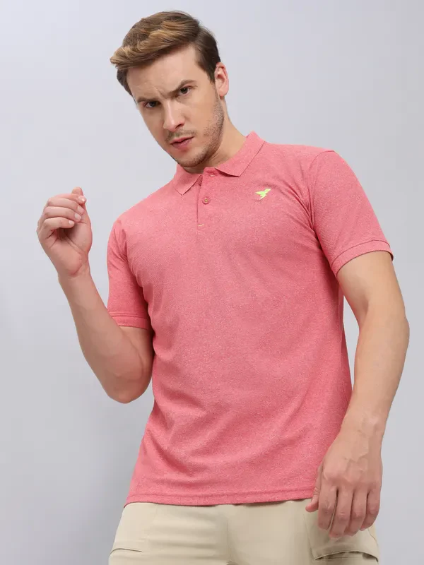 Men Solid Slim Fit Polo T-shirt with MATPIQ - Image 6