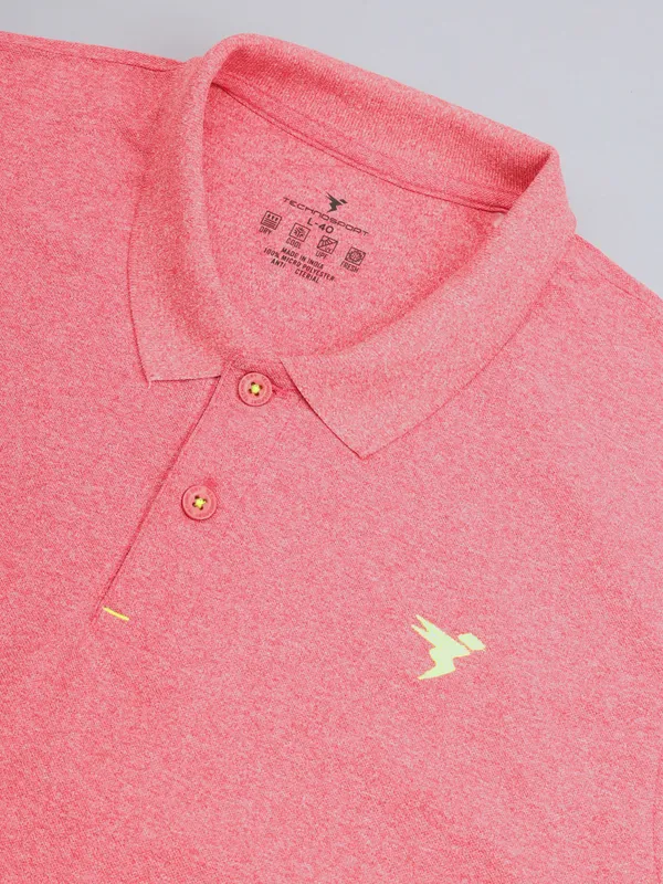 Men Solid Slim Fit Polo T-shirt with MATPIQ - Image 7