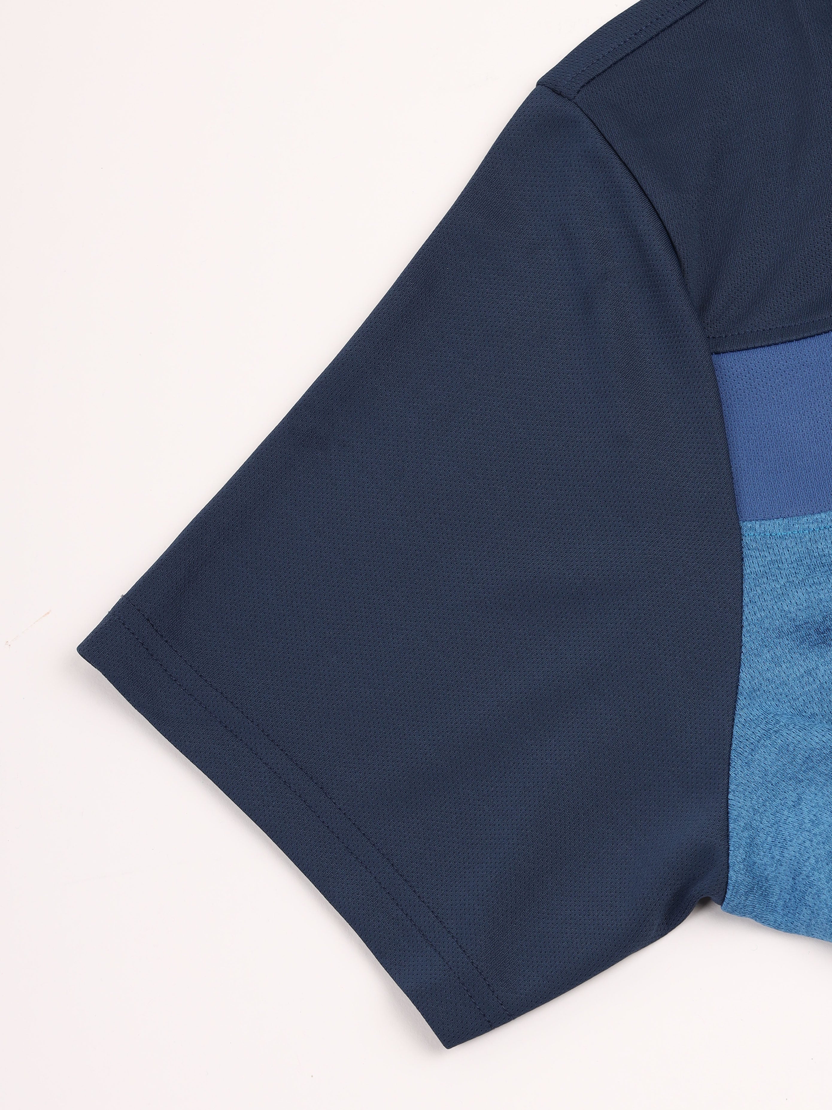 Men Colorblock Slim Fit Polo T-shirt with DOUBLE COOL - Image 8