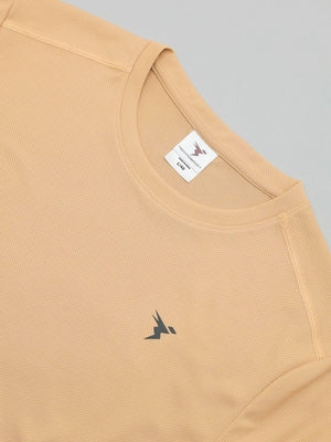 Men Solid Slim Fit Crew Neck T-shirt with TECHNO COOL+ - Image 7
