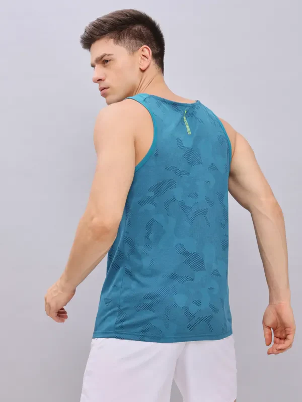 Men Colorblock Slim Fit Crew Neck Innerwear Vest with VENTMESH - Image 3