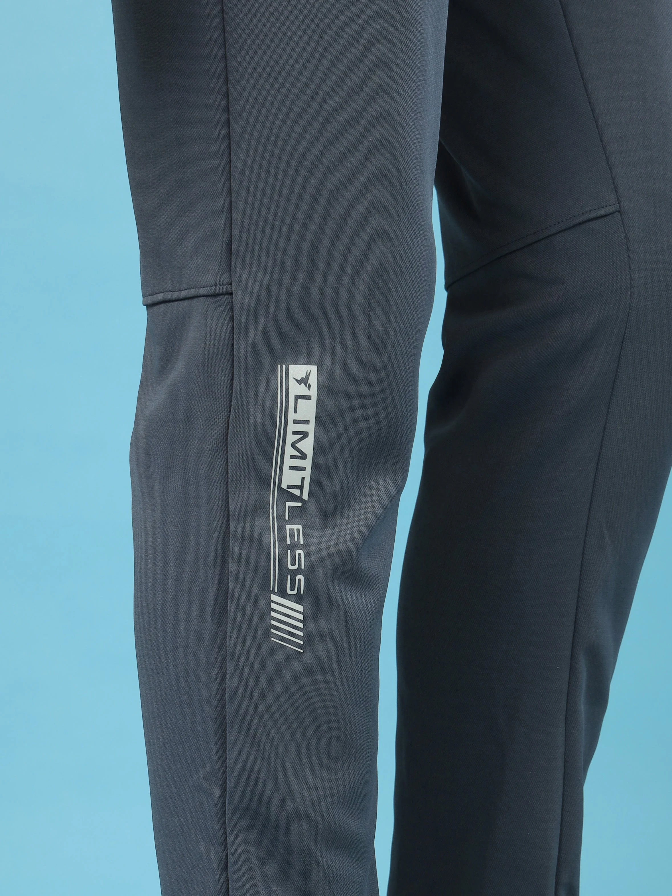 Men Solid Slim Fit Trackpants with ELASTO PLUS - Image 6