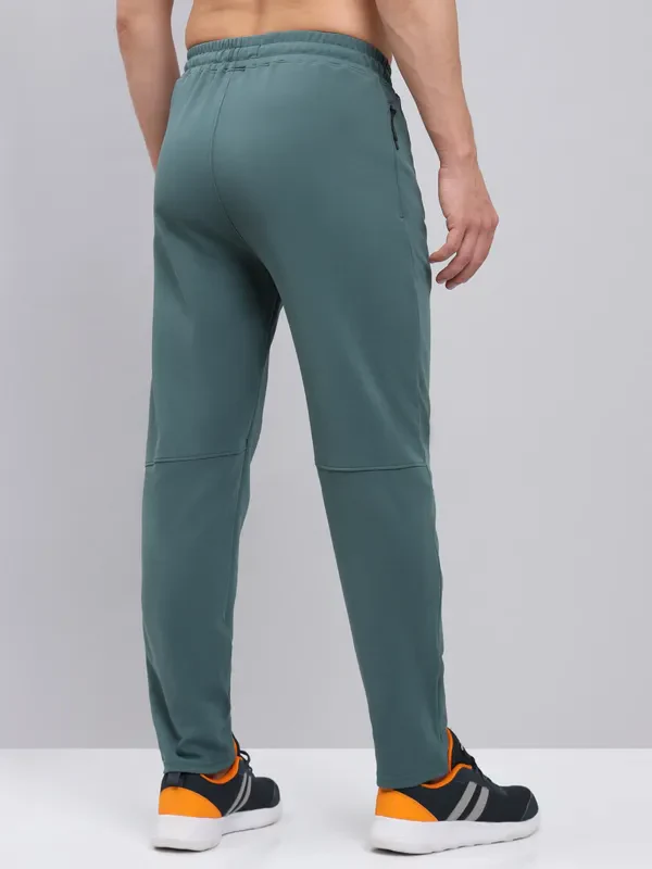 Men Solid Slim Fit Trackpants with ELASTO PLUS - Image 4