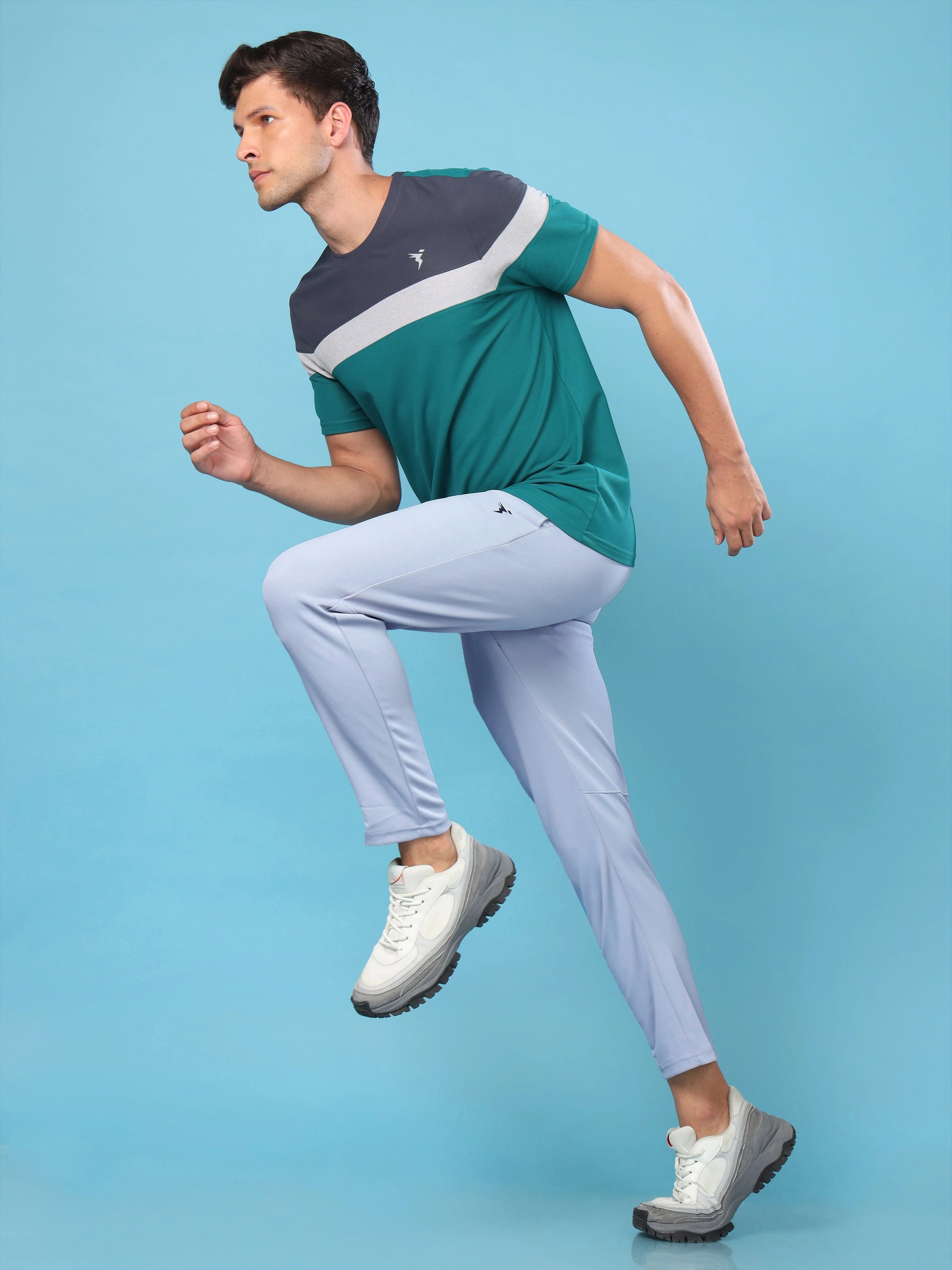 Men Solid Slim Fit Trackpants with ELASTO PLUS - Image 6