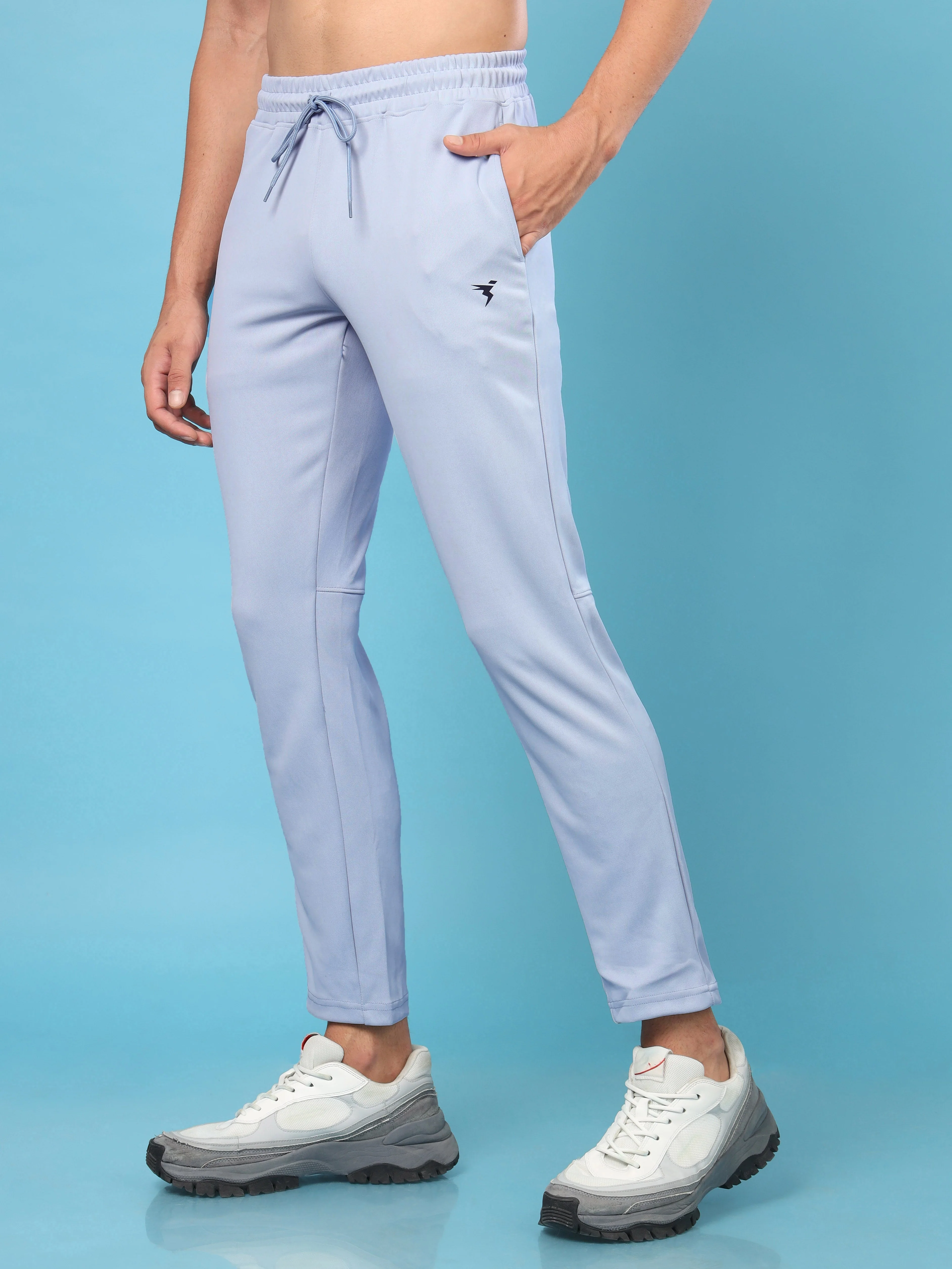 Men Solid Slim Fit Trackpants with ELASTO PLUS - Image 7