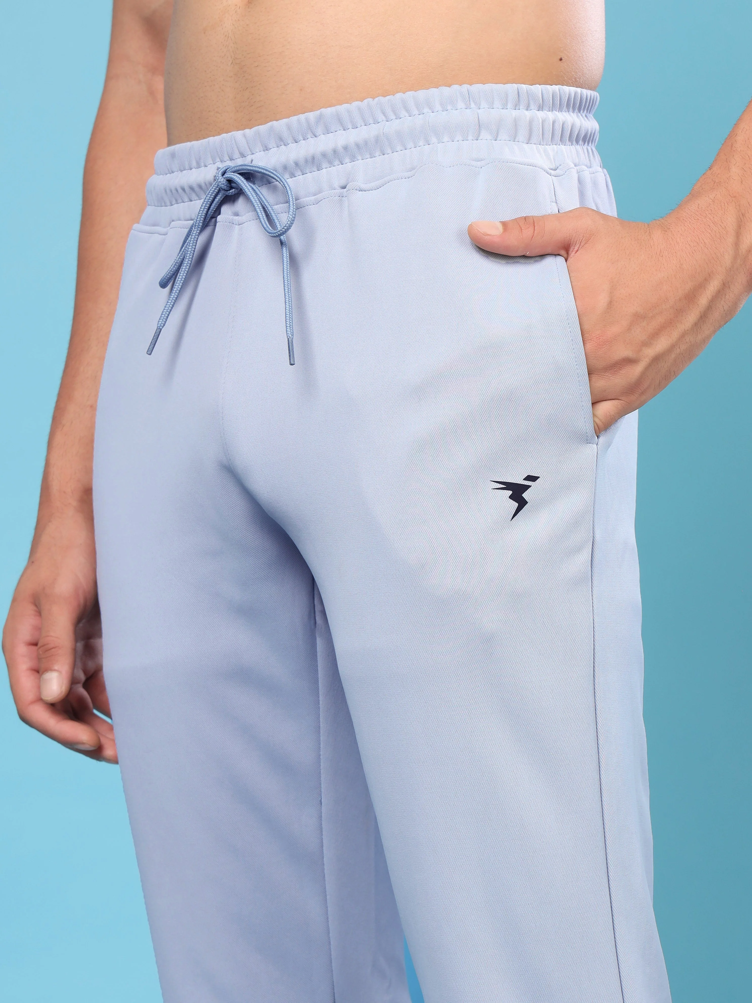 Men Solid Slim Fit Trackpants with ELASTO PLUS - Image 9