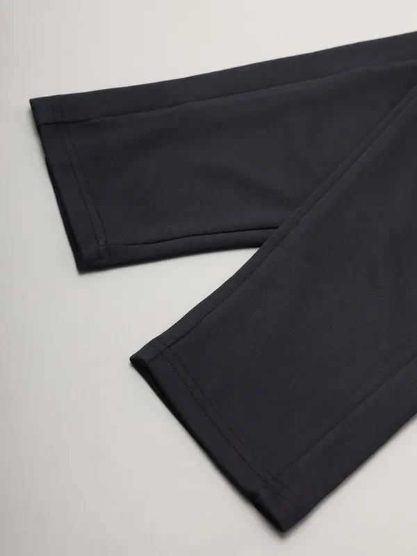 Men Solid Slim Fit Trackpants with ELASTO PLUS - Image 2