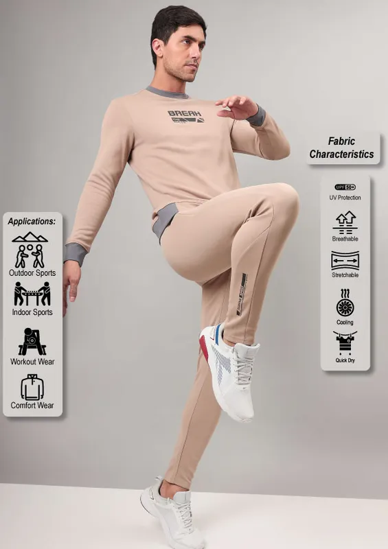 Men Solid Slim Fit Trackpants with ELASTO PLUS - Image 5