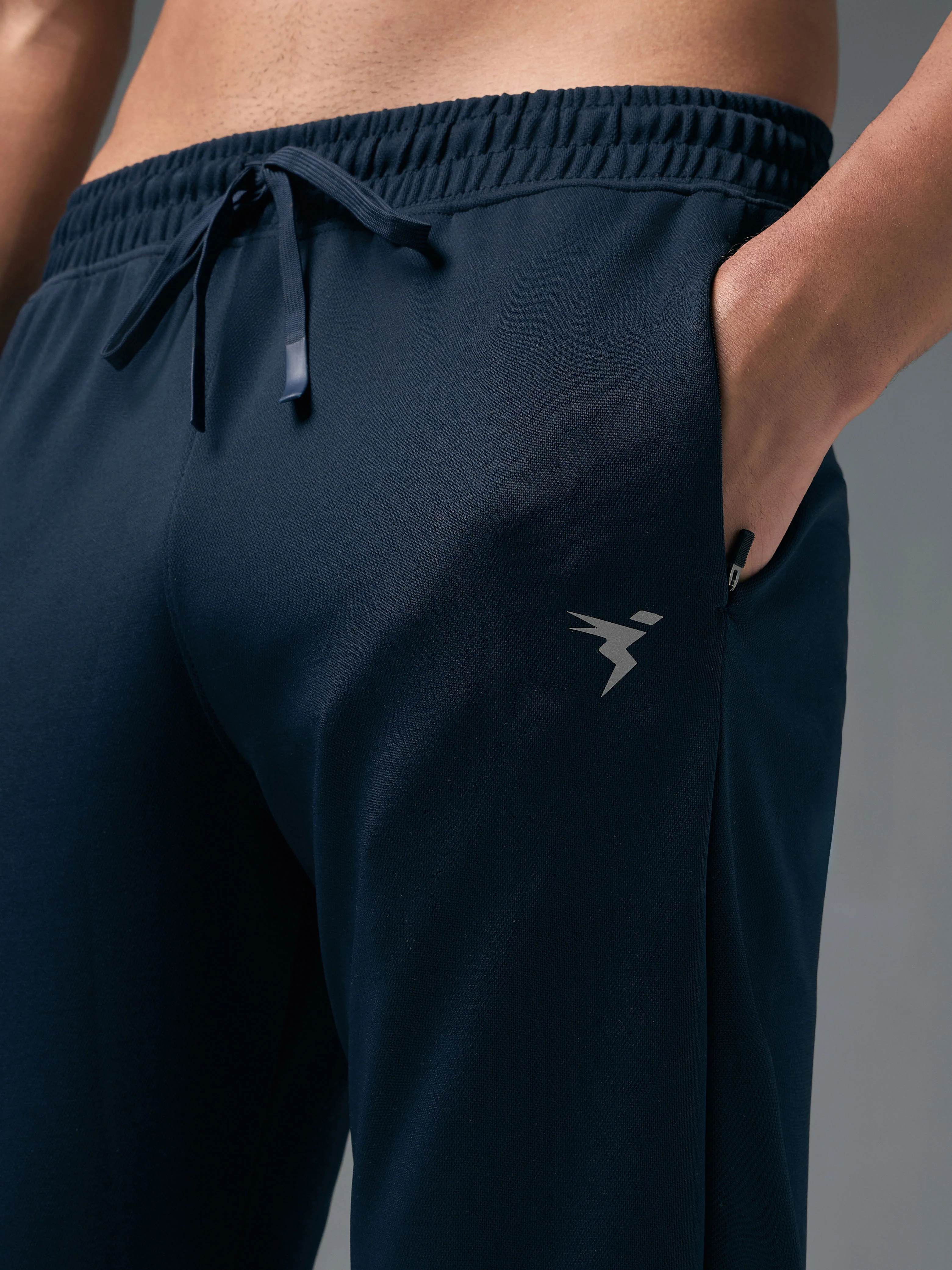 Men Solid Slim Fit Trackpants with ELASTO PLUS - Image 6
