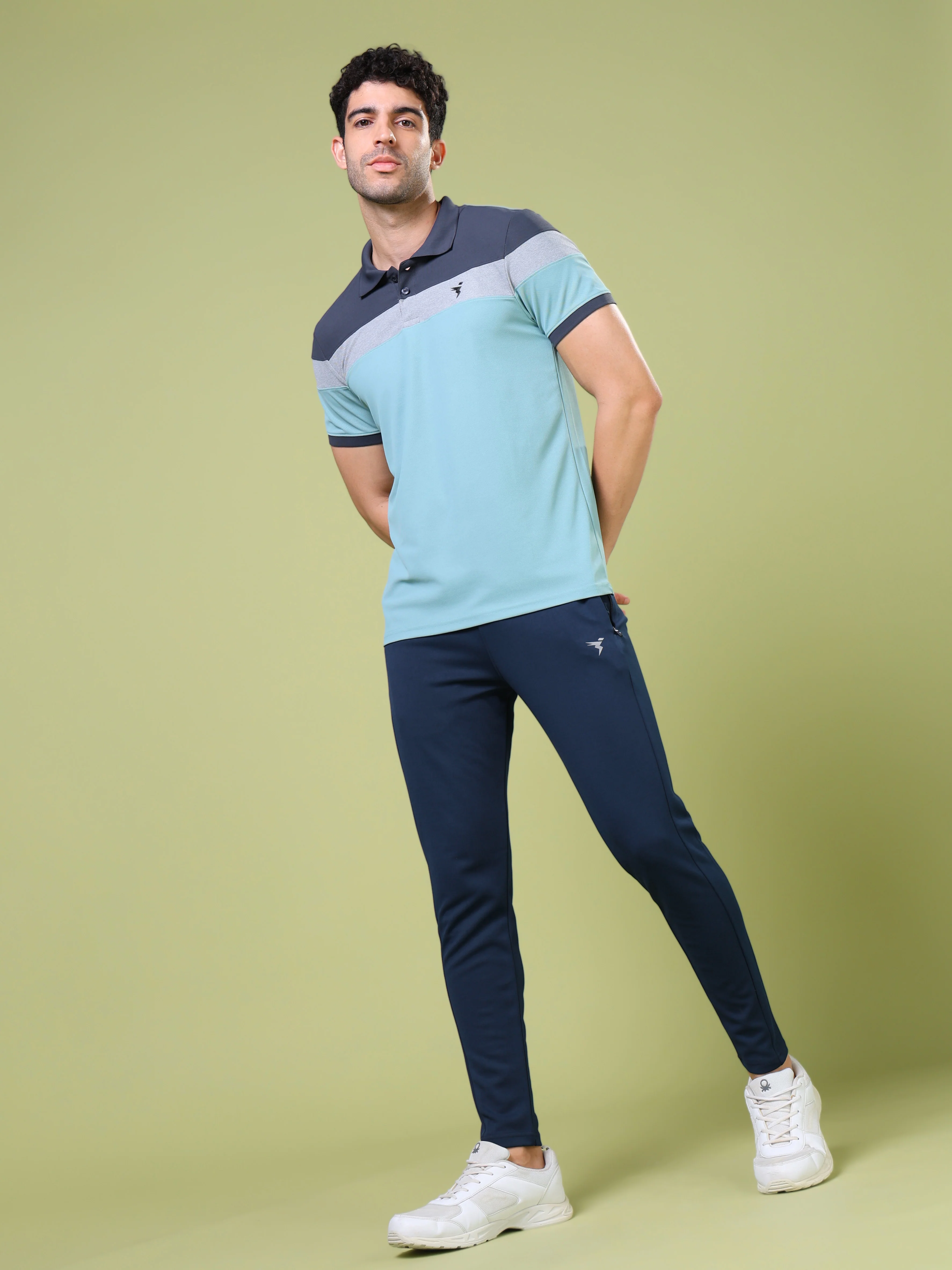 Men Solid Slim Fit Trackpants with ELASTO PLUS - Image 5