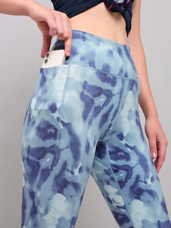 Women Printed Slim Fit Tights with ELASTO PLUS - Image 5