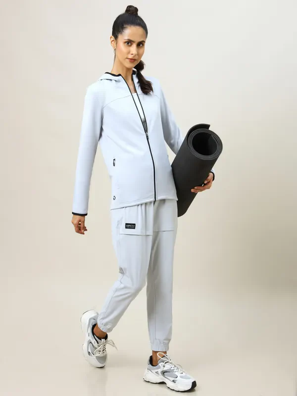 Women Solid Slim Fit Hooded Jacket with TECHNO WARM+ - Image 5