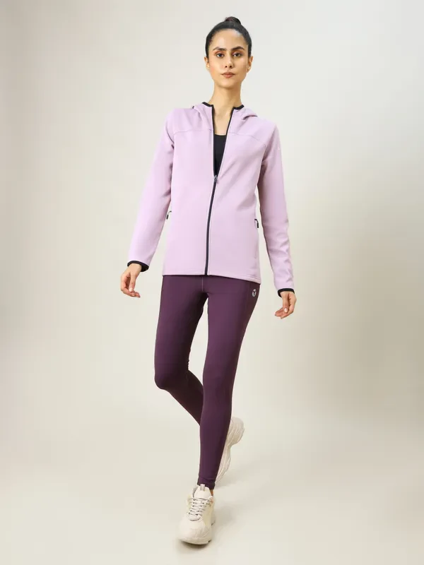 Women Solid Slim Fit Hooded Jacket with TECHNO WARM+ - Image 5