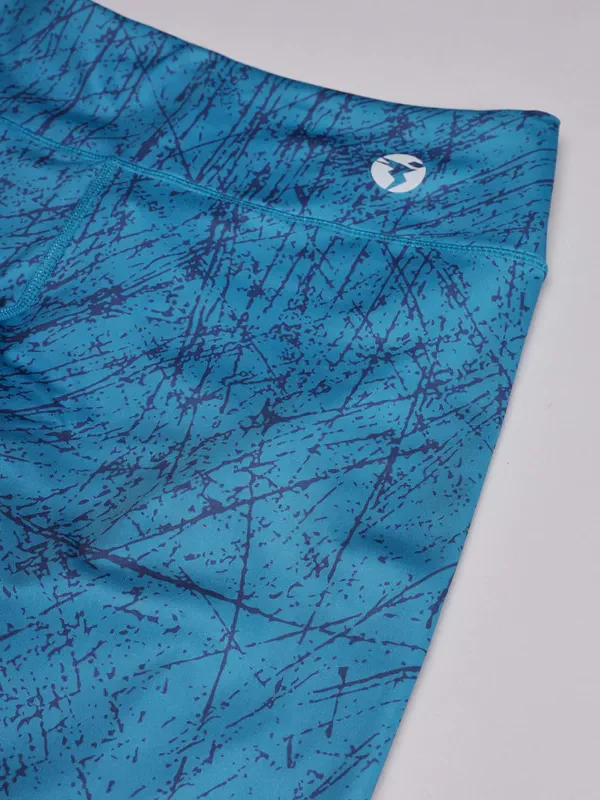 Women Printed Slim Fit Tights with ELASTO PLUS - Image 4
