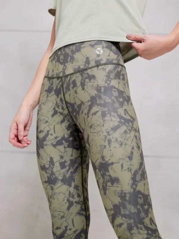 Women Printed Slim Fit Tights with ELASTO PLUS - Image 7