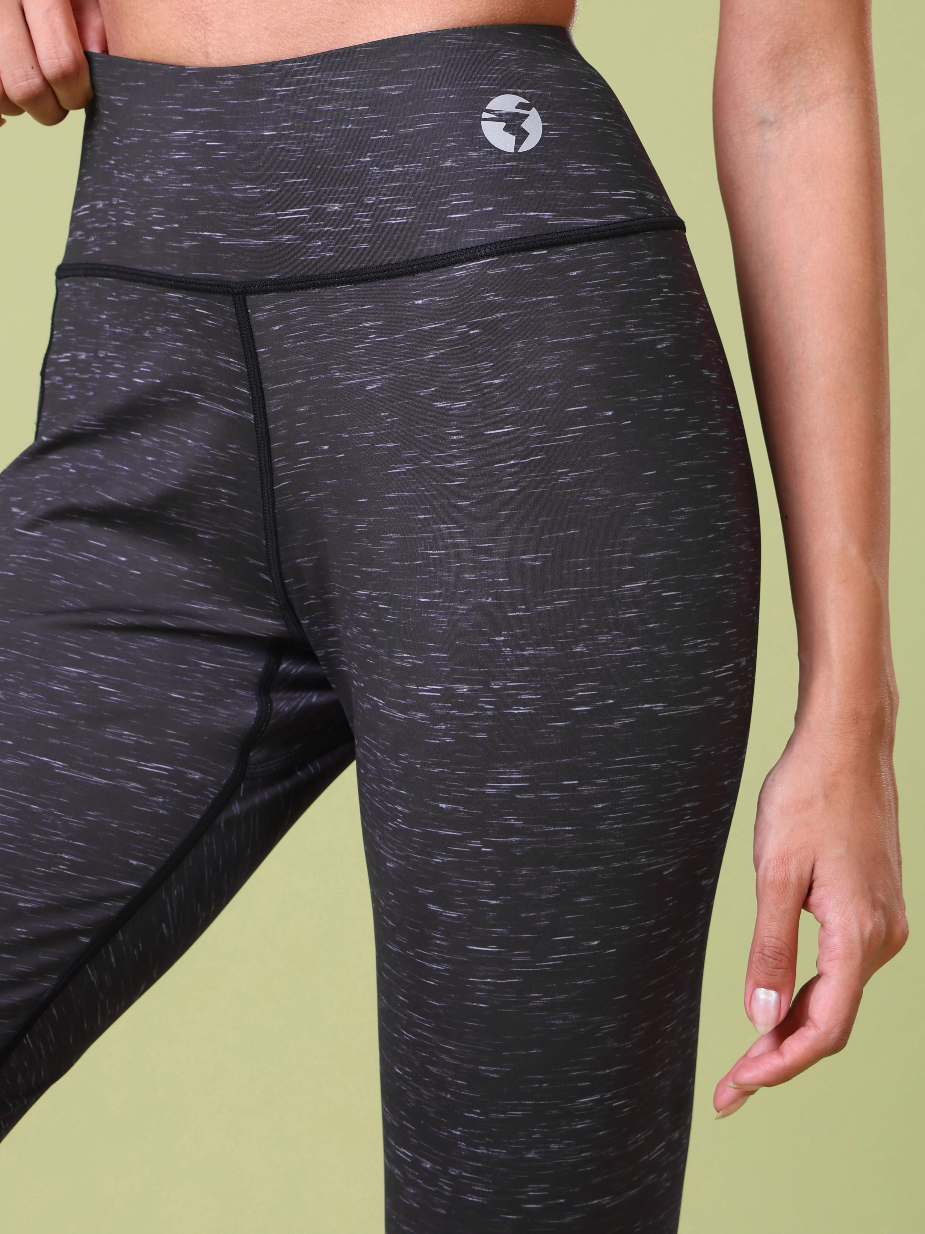 Women Printed Slim Fit Tights with ELASTO PLUS - Image 6