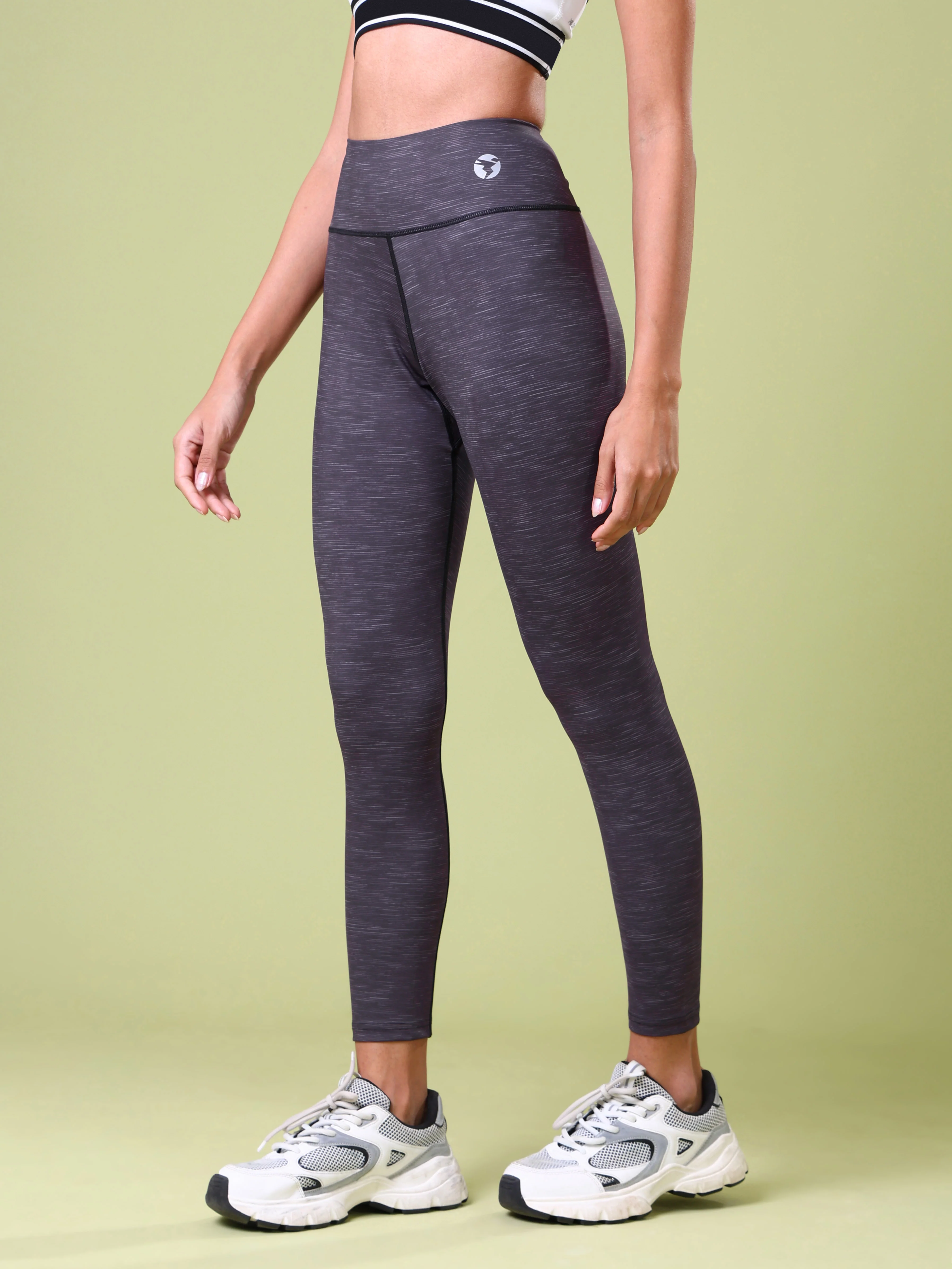 Women Printed Slim Fit Tights with ELASTO PLUS - Image 4
