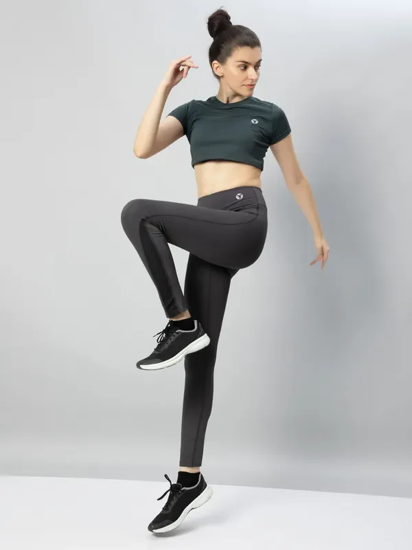 Women Solid Slim Fit Tights with ELASTO PLUS - Image 6