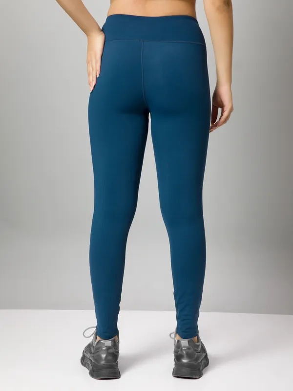 Women Solid Slim Fit Tights with ELASTO PLUS - Image 2