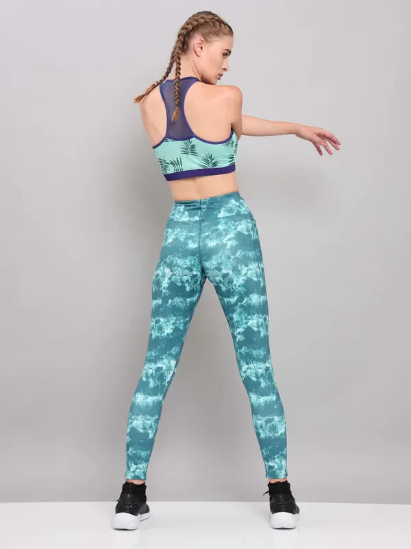 Women Printed Slim Fit Tights with ELASTO PLUS - Image 9