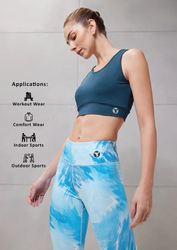 Women Solid Slim Fit Scoop Neck Sports Bra with ELASTO PLUS - Image 6