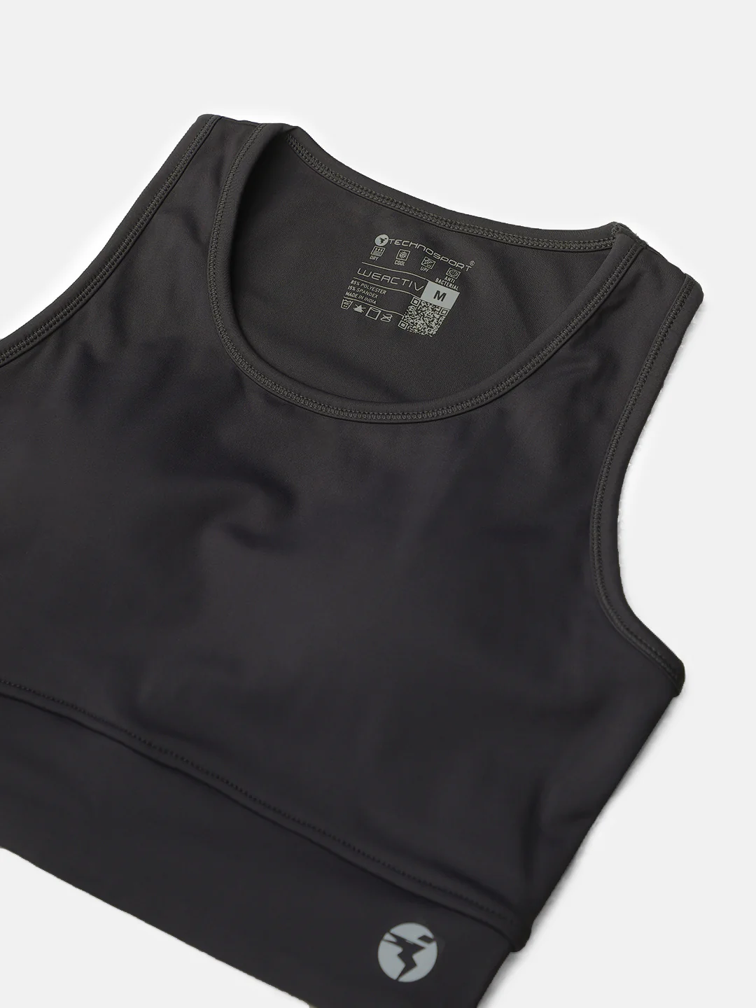 Women Solid Slim Fit Scoop Neck Sports Bra with ELASTO PLUS - Image 10