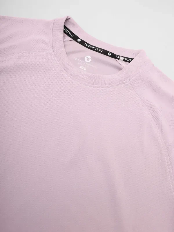 Women Solid Slim Fit Crew Neck T-shirt with TECHNO COOL+ - Image 6