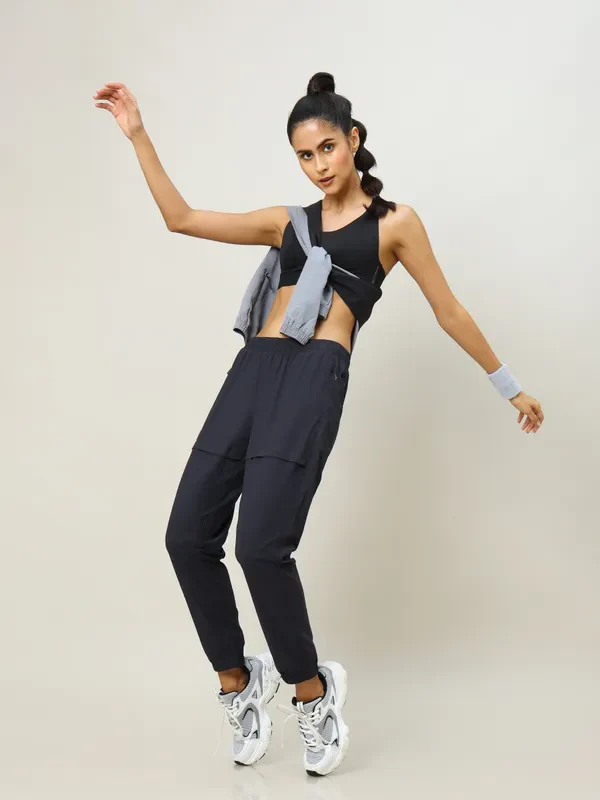 Women Solid Relax Fit Joggers with DURACOOL+ - Image 3