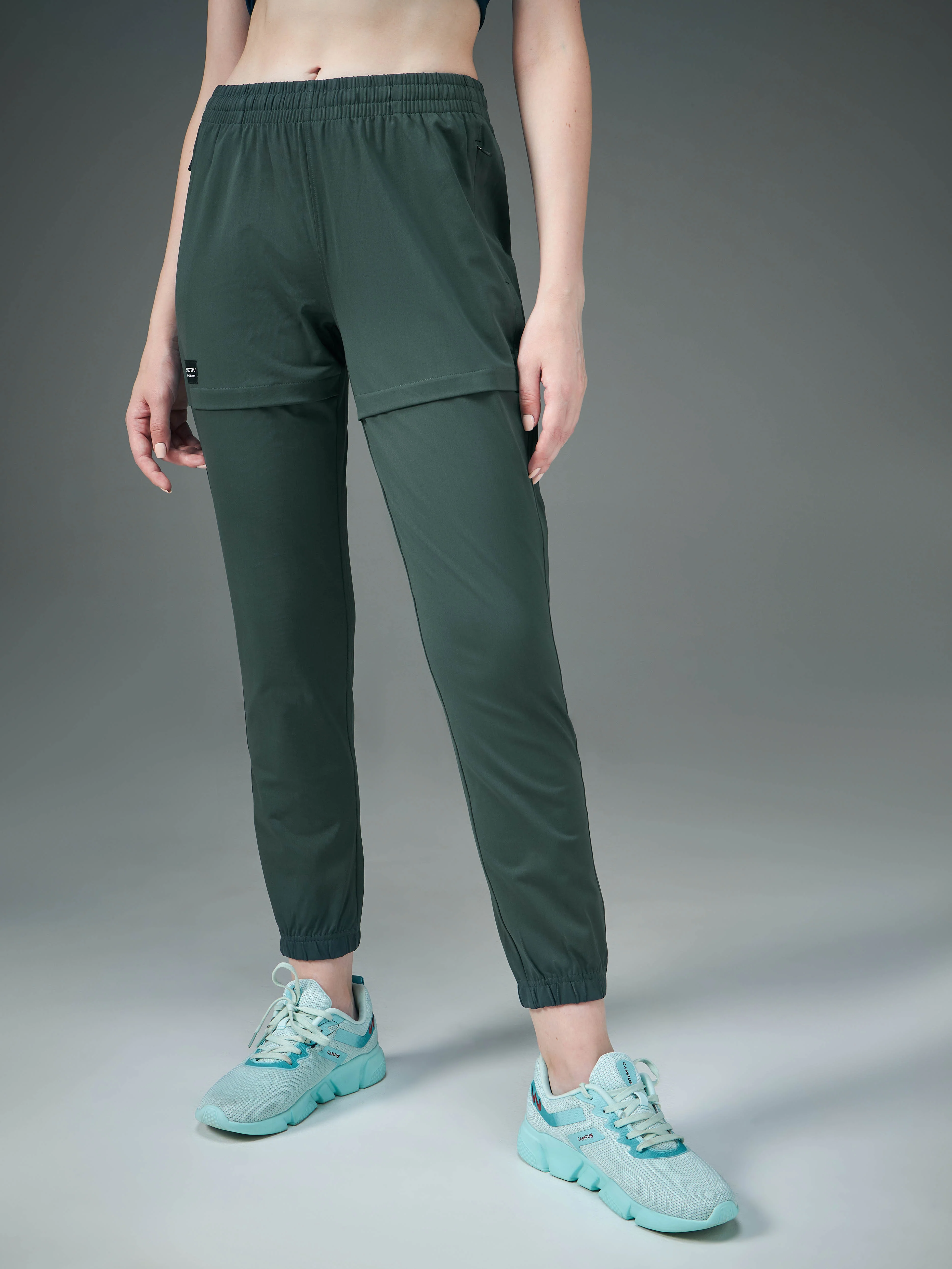 Women Solid Relax Fit Joggers with DURACOOL+