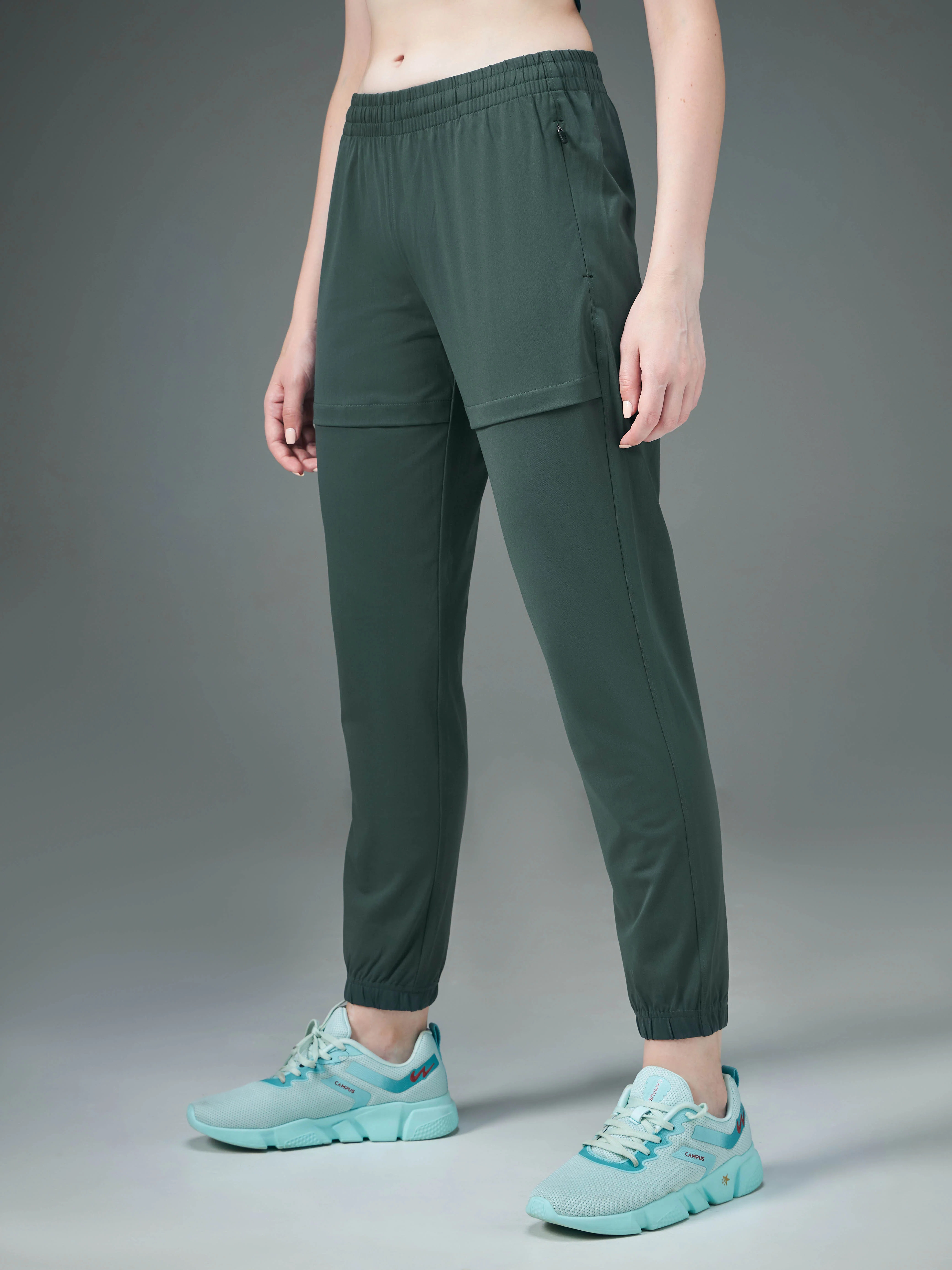 Women Solid Relax Fit Joggers with DURACOOL+ - Image 4