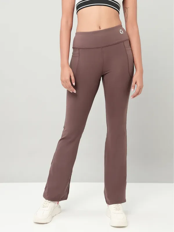 Women Solid Fit & Flare Pants with ELASTO PLUS - Image 3