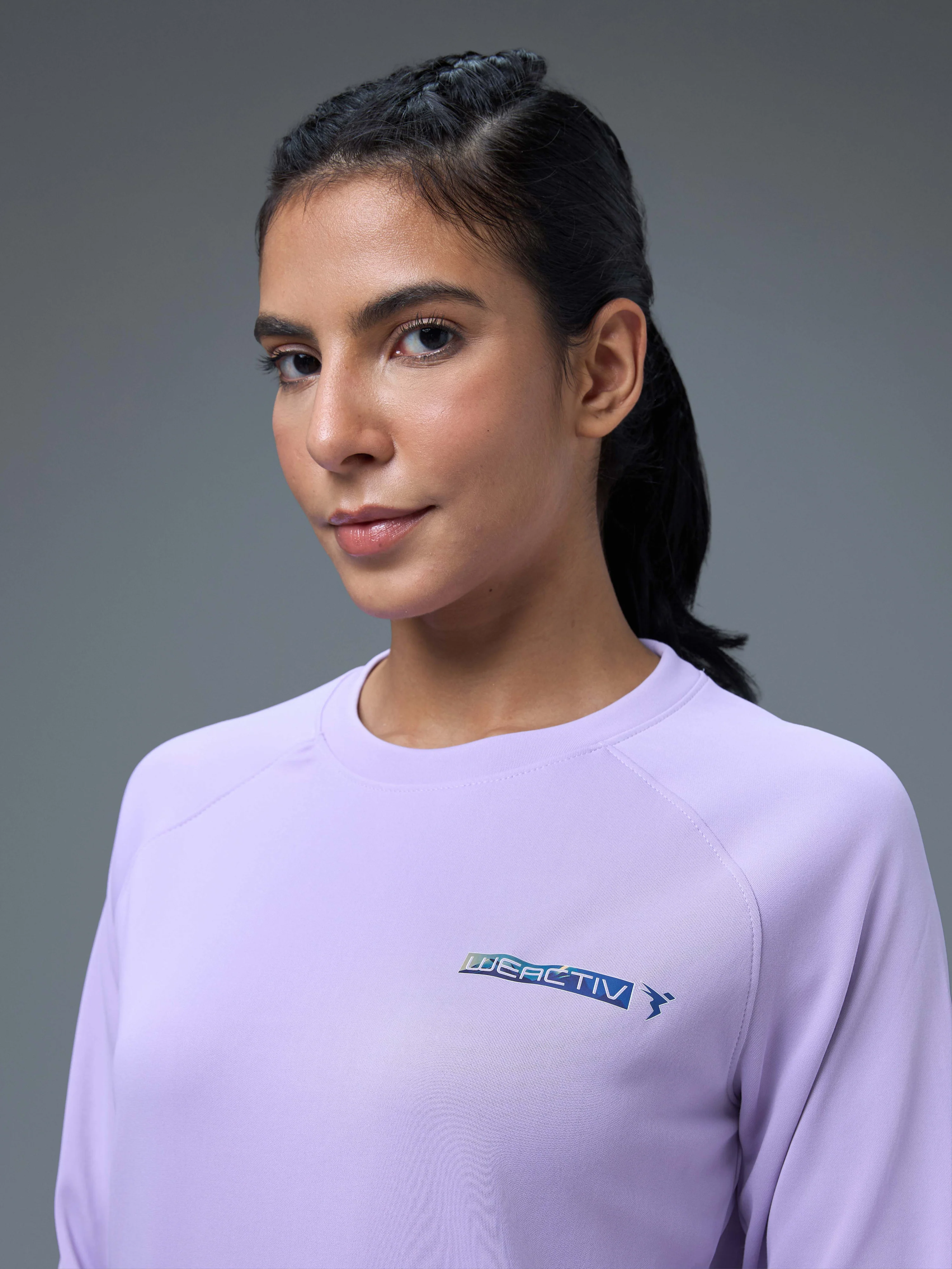 Women Printed Slim Fit Crew Neck Pullover with ELASTO PLUS - Image 6