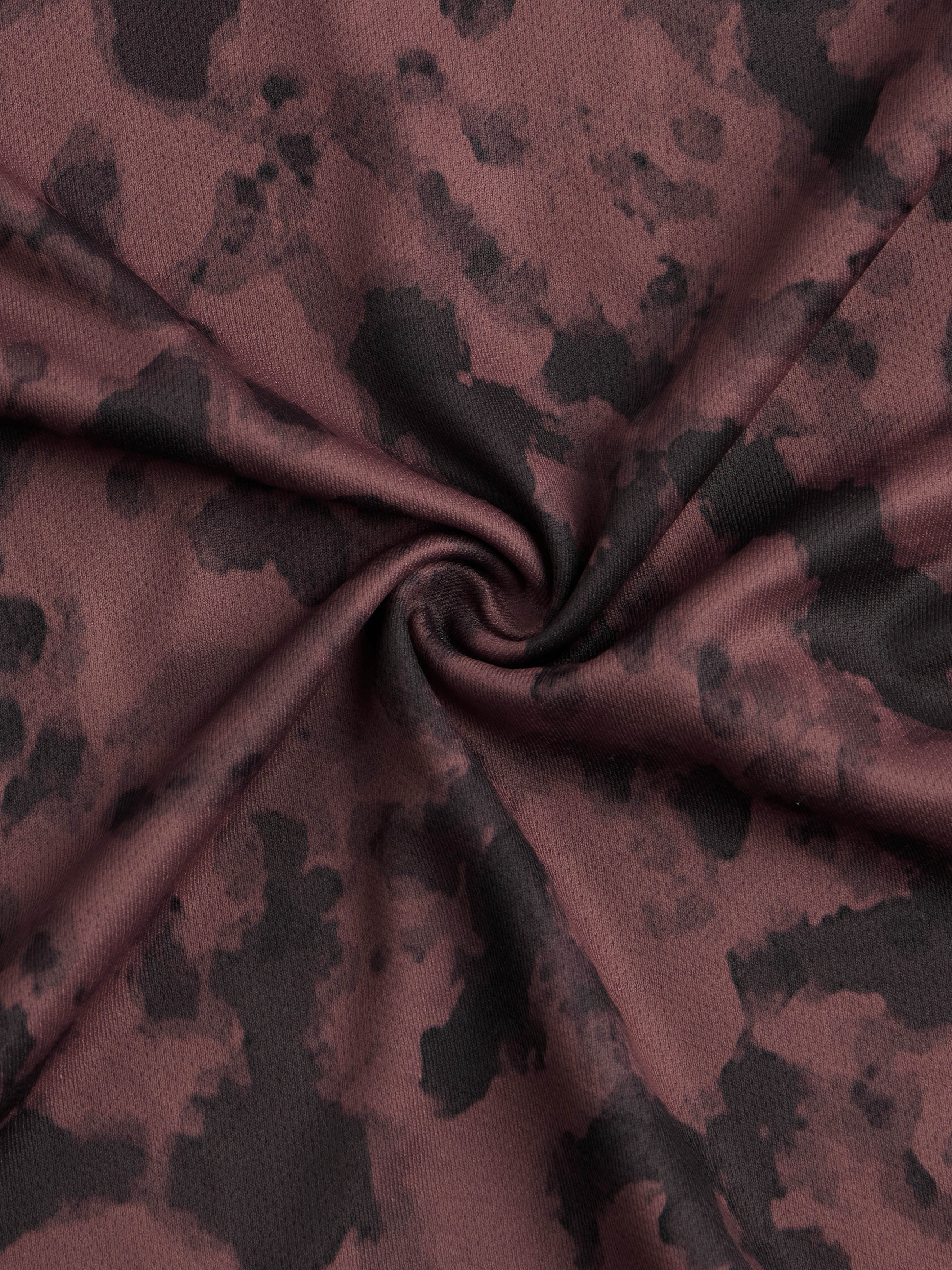Women Abstract Print Slim Fit Crew Neck T-shirt with TECHNO COOL+ - Image 9