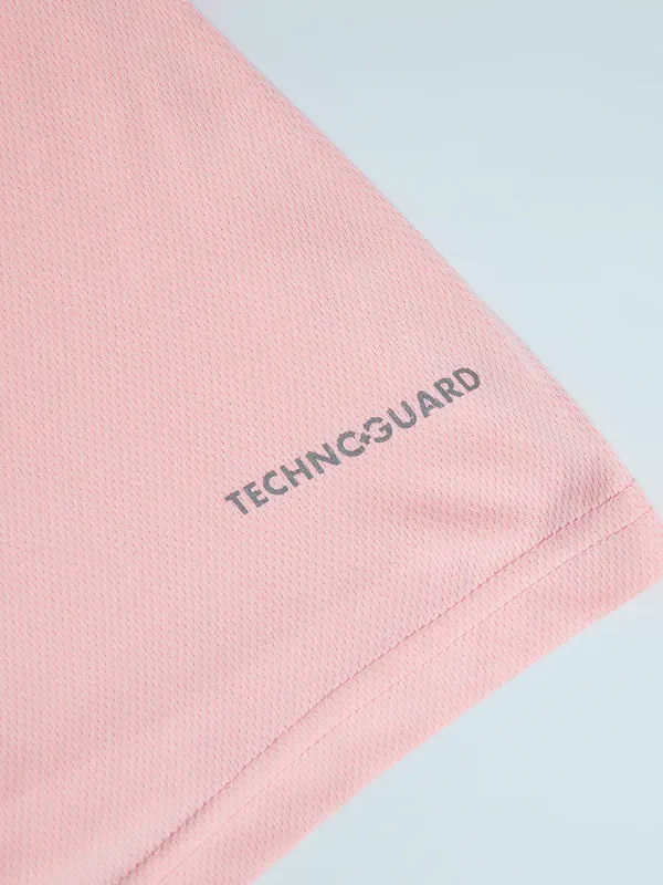Women Solid Slim Fit Crew Neck T-shirt with TECHNO COOL - Image 9
