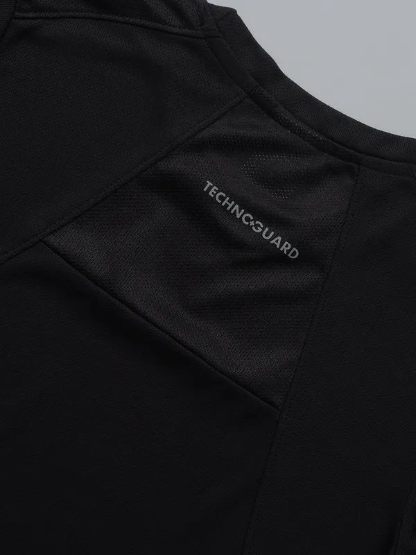 Women Solid Slim Fit Crew Neck T-shirt with TECHNO COOL - Image 9