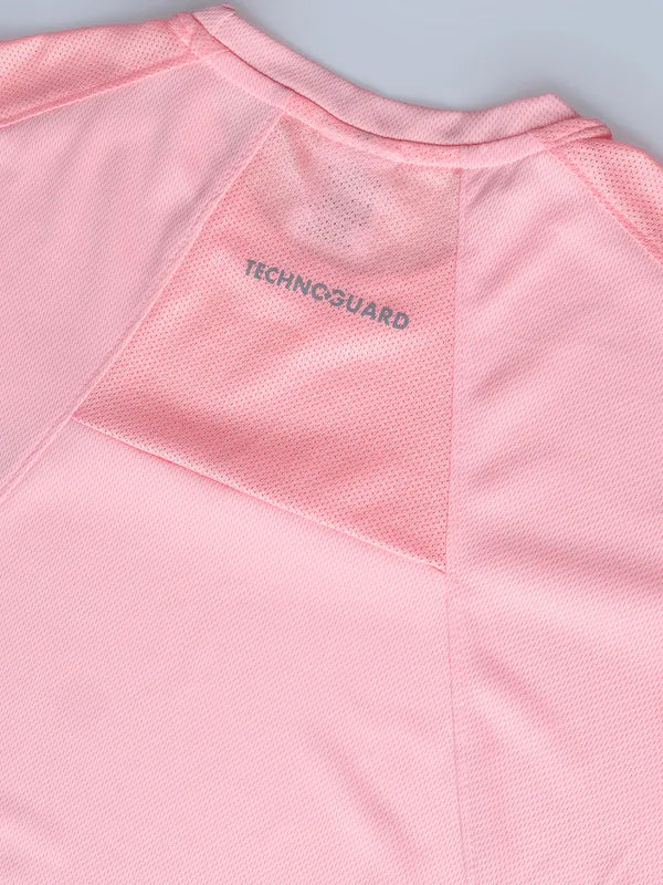 Women Solid Slim Fit Crew Neck T-shirt with TECHNO COOL - Image 7