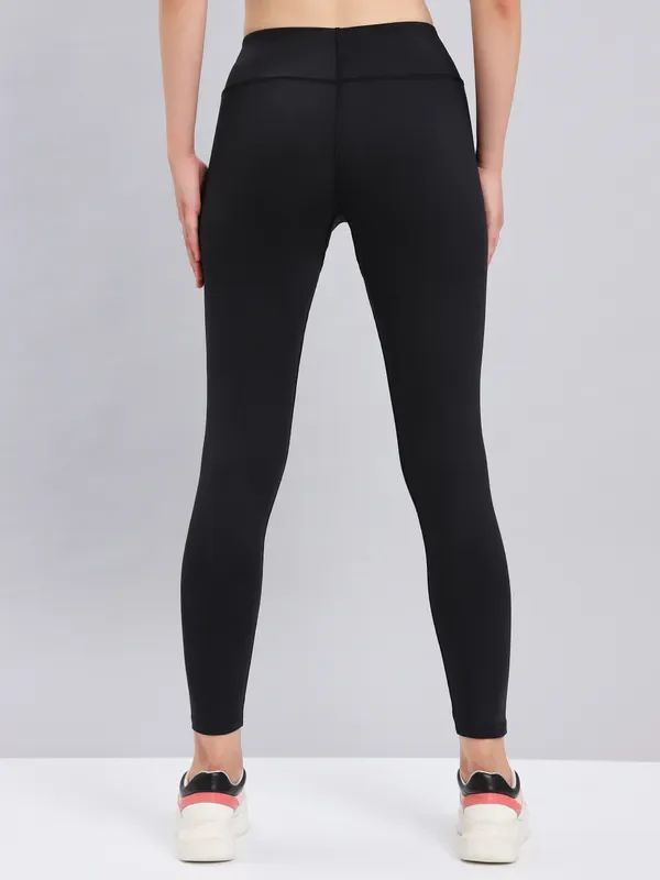 Women Solid Slim Fit Tights with ELASTO PLUS - Image 3