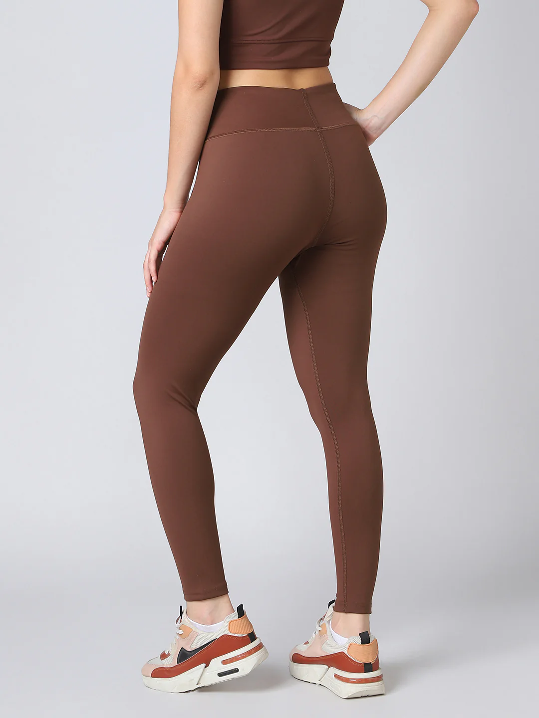 Women Solid Slim Fit Tights with ELASTO PLUS - Image 2