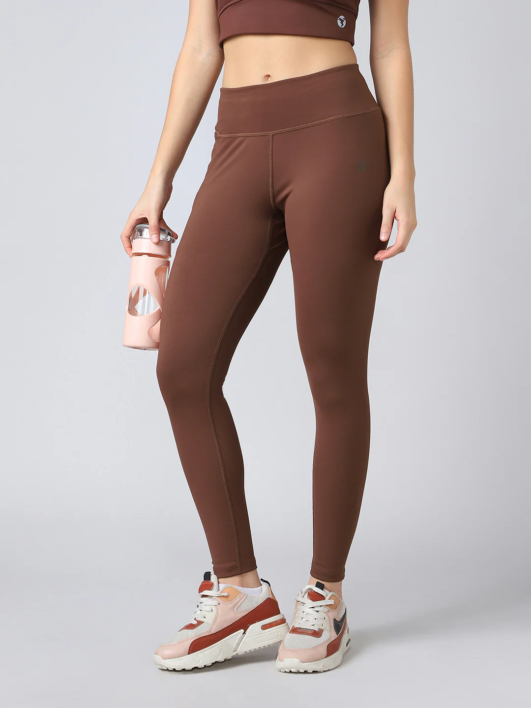 Women Solid Slim Fit Tights with ELASTO PLUS - Image 4