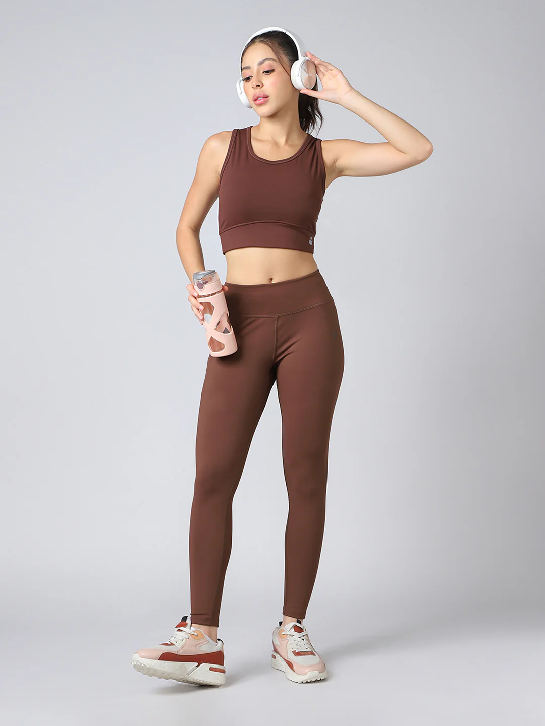 Women Solid Slim Fit Tights with ELASTO PLUS - Image 5