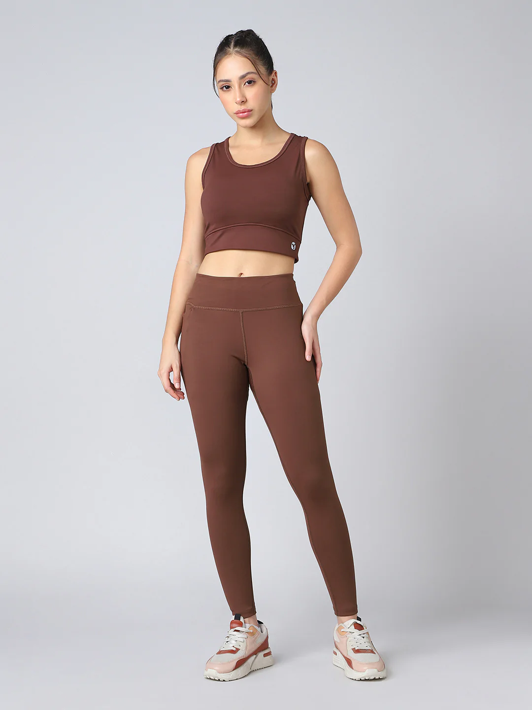 Women Solid Slim Fit Tights with ELASTO PLUS - Image 6