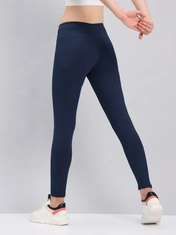 Women Solid Slim Fit Tights with ELASTO PLUS - Image 4