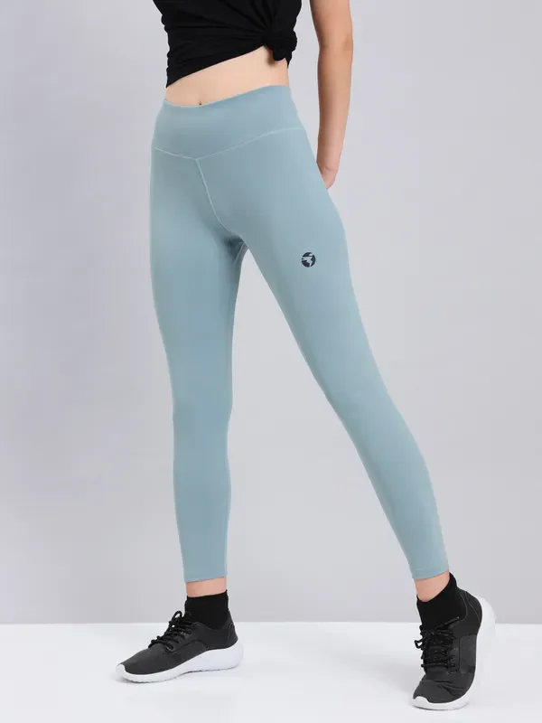 Women Solid Slim Fit Tights with ELASTO PLUS