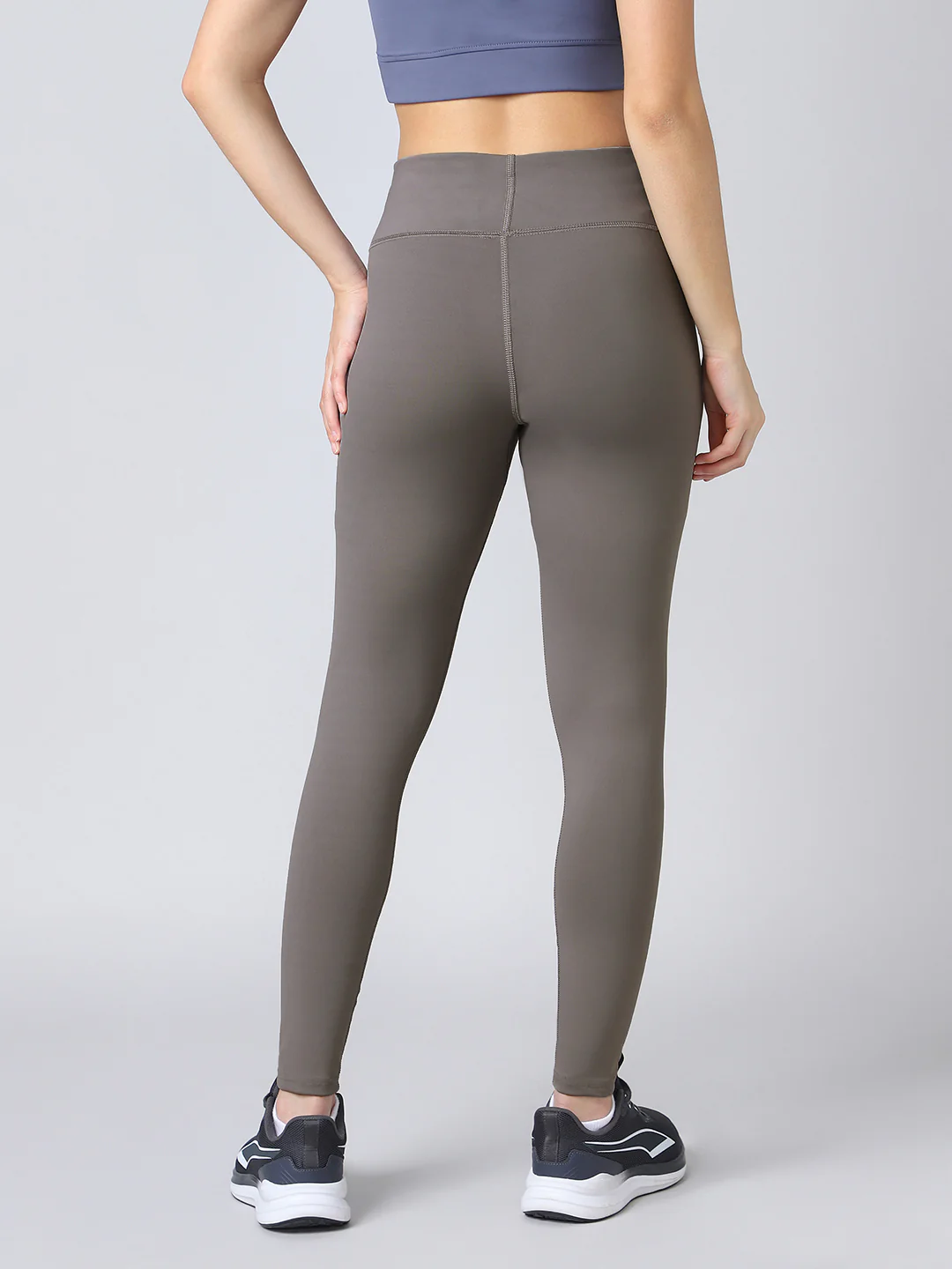 Women Solid Slim Fit Tights with ELASTO PLUS - Image 2