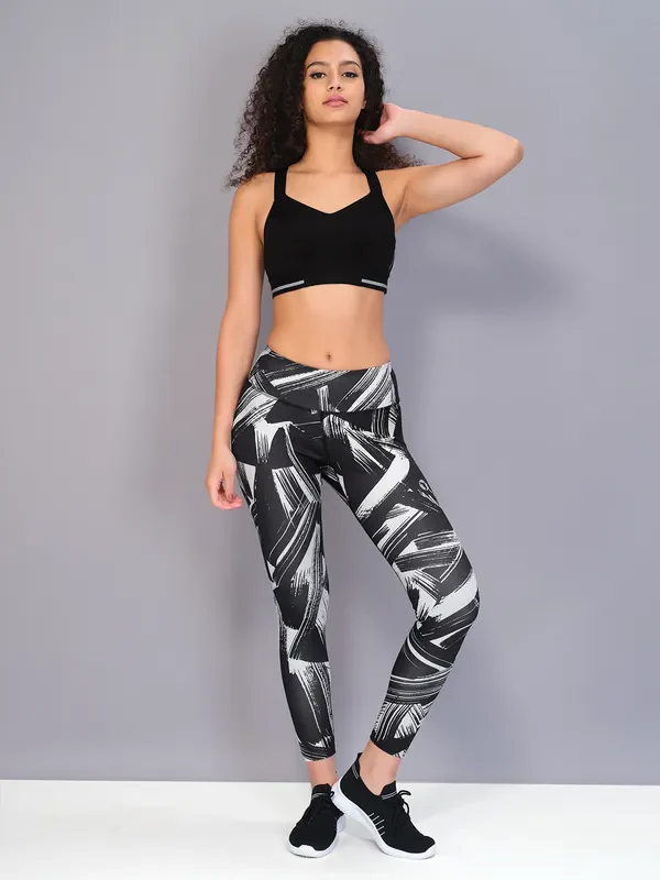 Women Printed Slim Fit Tights with TECHNO COOL - Image 6