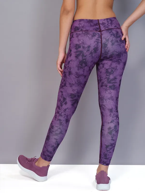 Women Printed Slim Fit Tights with TECHNO COOL - Image 5