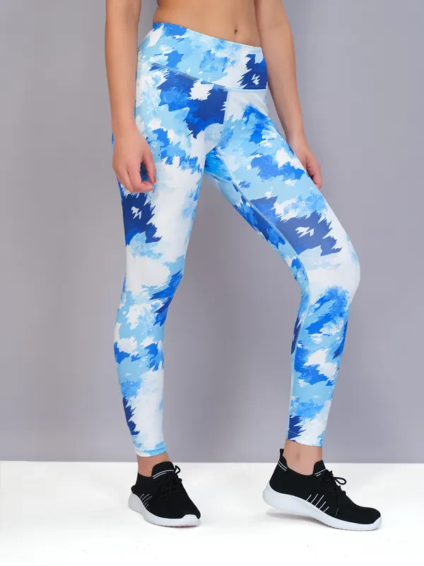 Women Printed Slim Fit Tights with TECHNO COOL - Image 4